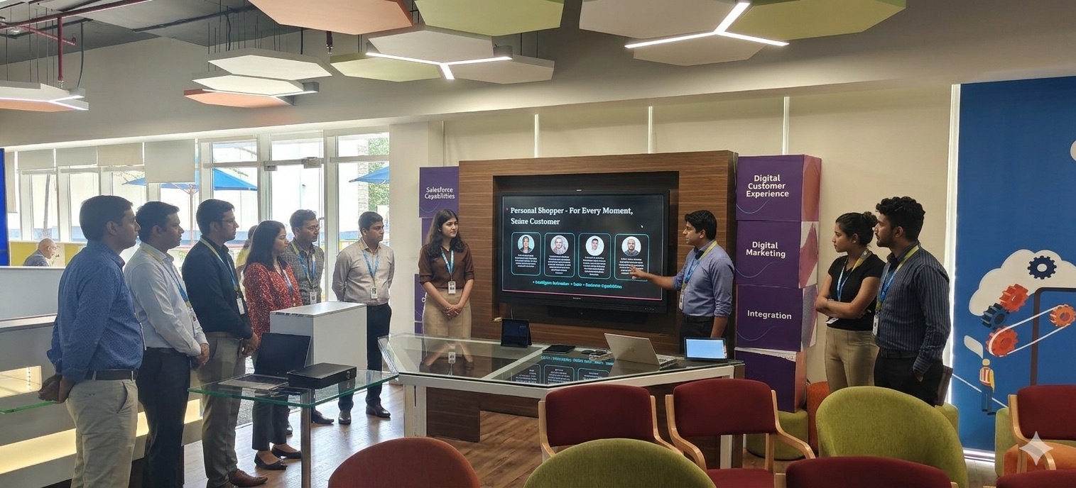 Client presentation at DCX@WORK